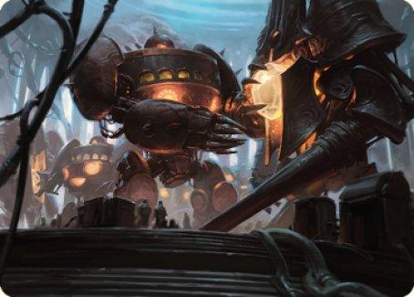 Autonomous Assembler Art Card [The Brothers' War Art Series] - La Boîte Mystère ( The Mystery Box)