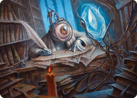 Unblinking Observer Art Card [Innistrad: Midnight Hunt Art Series] - La Boîte Mystère ( The Mystery Box)