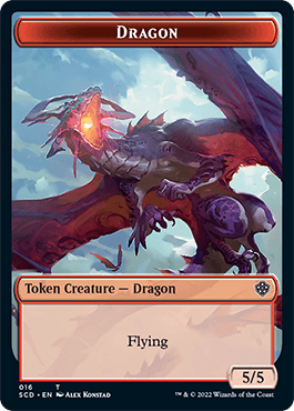 Dragon // Dragon Double-Sided Token [Starter Commander Decks] - La Boîte Mystère ( The Mystery Box)