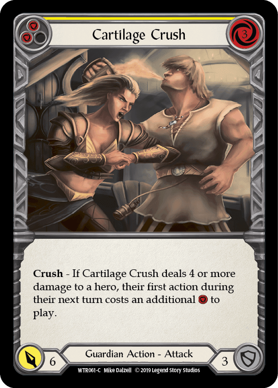 Cartilage Crush (Yellow) [WTR061-C] Alpha Print Rainbow Foil - La Boîte Mystère ( The Mystery Box)