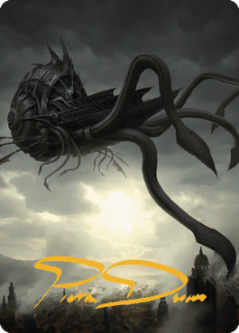 Nautiloid Ship Art Card (Gold-Stamped Signature) [Commander Legends: Battle for Baldur's Gate Art Series] - La Boîte Mystère ( The Mystery Box)