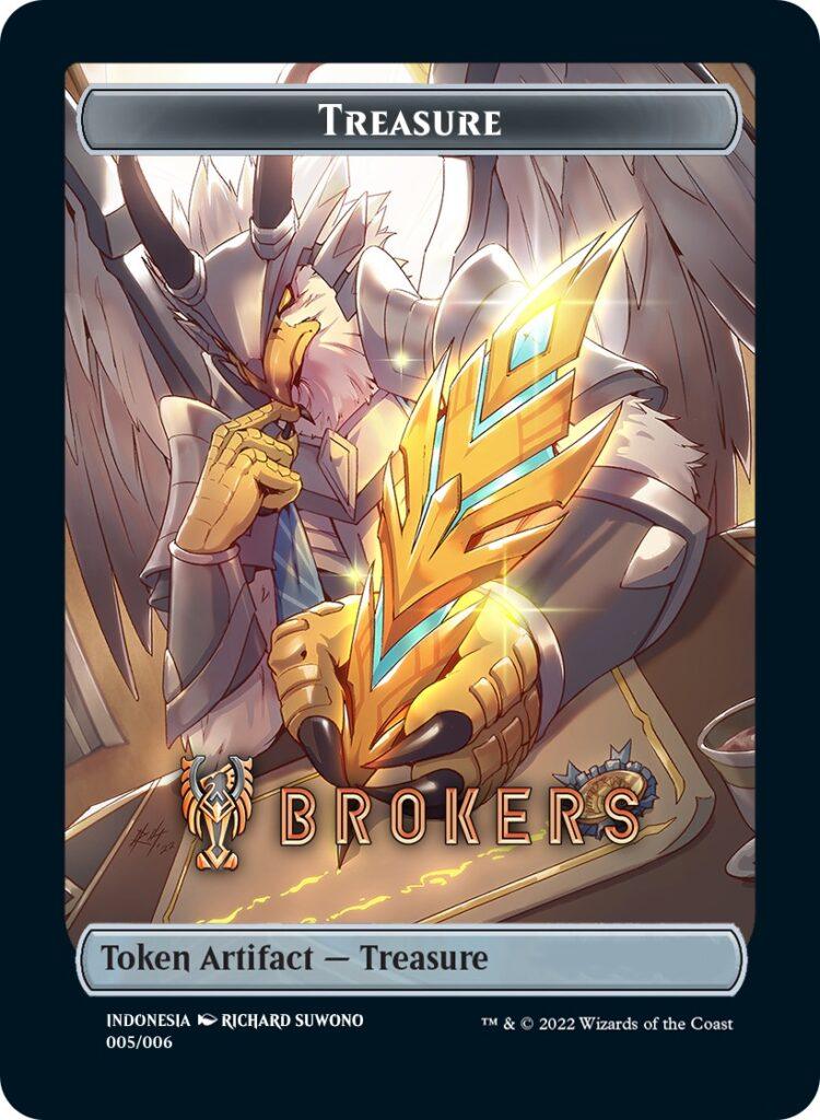 Treasure Token (Brokers) (Southeast Asia Artists) [Streets of New Capenna Tokens] - La Boîte Mystère ( The Mystery Box)