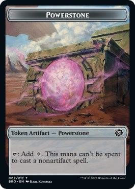 Powerstone // Golem Double-Sided Token [The Brothers' War Tokens] - La Boîte Mystère ( The Mystery Box)