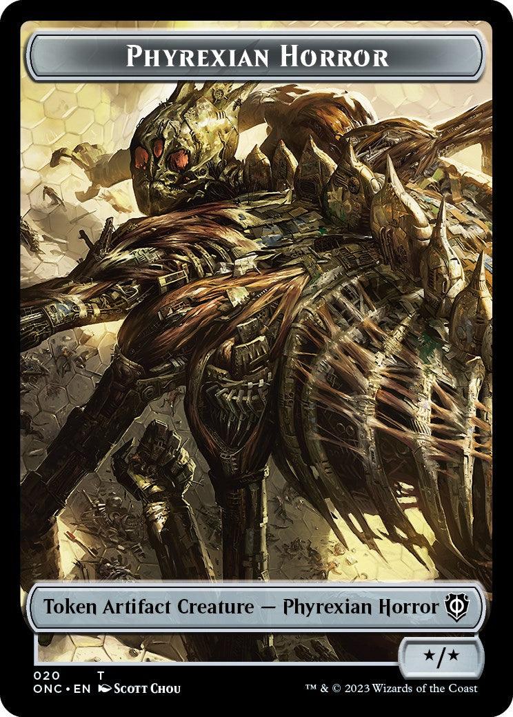 Phyrexian Wurm // Phyrexian Horror Double-Sided Token [Phyrexia: All Will Be One Commander Tokens] - La Boîte Mystère ( The Mystery Box)