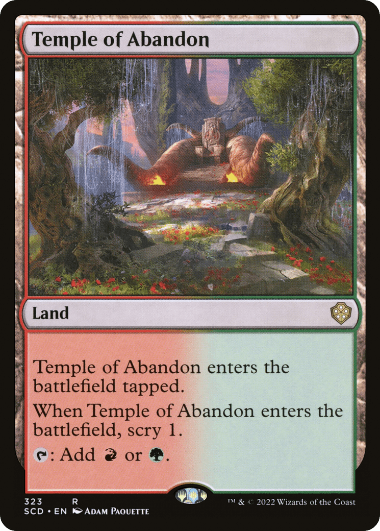 Temple of Abandon [Starter Commander Decks] - La Boîte Mystère ( The Mystery Box)