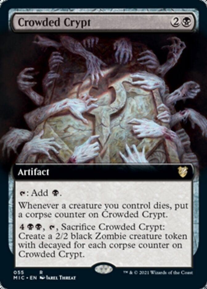 Crowded Crypt (Extended) [Innistrad: Midnight Hunt Commander] - La Boîte Mystère ( The Mystery Box)