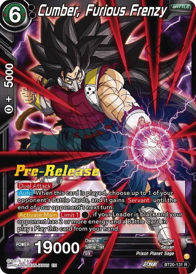 Cumber, Furious Frenzy (BT20-131) [Power Absorbed Prerelease Promos] - La Boîte Mystère ( The Mystery Box)