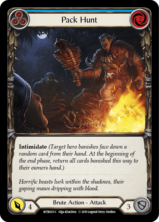 Pack Hunt (Blue) [WTR025-C] Alpha Print Normal - La Boîte Mystère ( The Mystery Box)