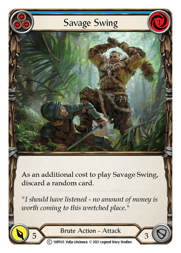 Savage Swing (Blue) [1HP033] - La Boîte Mystère ( The Mystery Box)