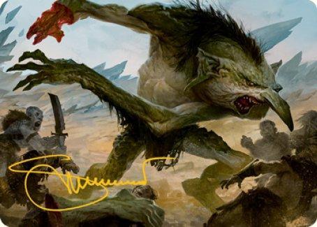 Troll Art Card (Gold-Stamped Signature) [Dungeons & Dragons: Adventures in the Forgotten Realms Art Series] - La Boîte Mystère ( The Mystery Box)