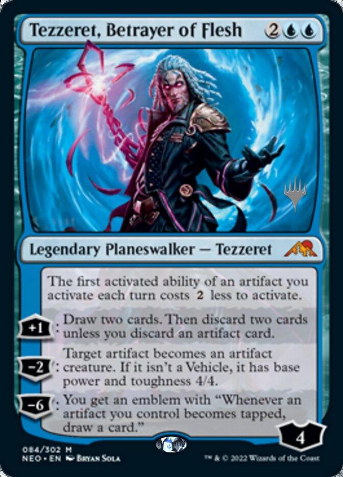 Tezzeret, Betrayer of Flesh (Promo Pack) [Kamigawa: Neon Dynasty Promos] - La Boîte Mystère ( The Mystery Box)