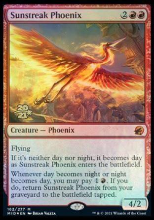 Sunstreak Phoenix [Innistrad: Midnight Hunt Prerelease Promos] - La Boîte Mystère ( The Mystery Box)