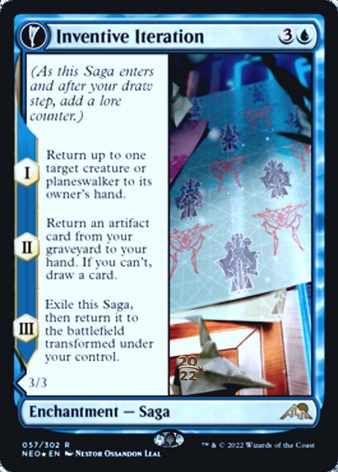 Inventive Iteration // Living Breakthrough [Kamigawa: Neon Dynasty Prerelease Promos] - La Boîte Mystère ( The Mystery Box)