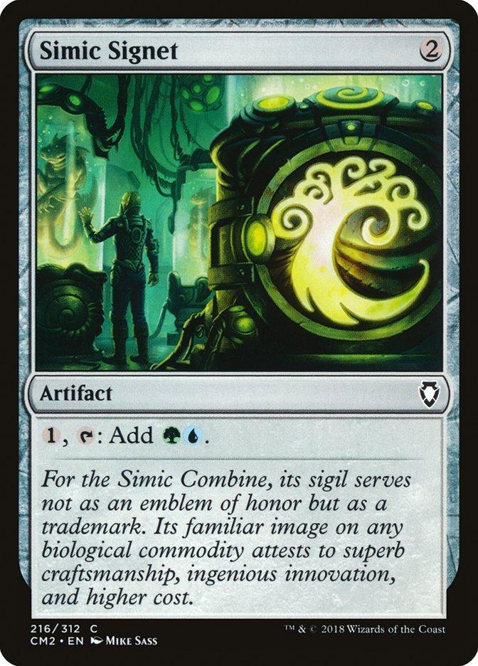 Simic Signet (216/312) [Commander Anthology Volume II] - La Boîte Mystère ( The Mystery Box)