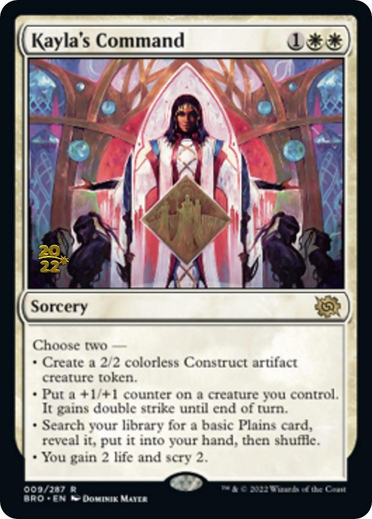 Kayla's Command [The Brothers' War: Prerelease Promos] - La Boîte Mystère ( The Mystery Box)