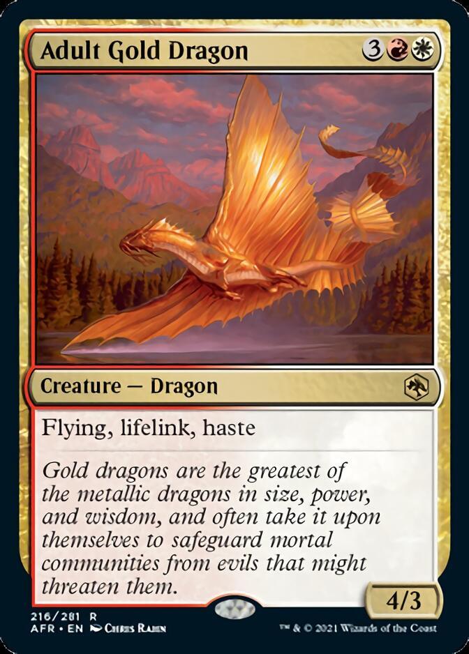 Adult Gold Dragon [Dungeons & Dragons: Adventures in the Forgotten Realms] - La Boîte Mystère ( The Mystery Box)