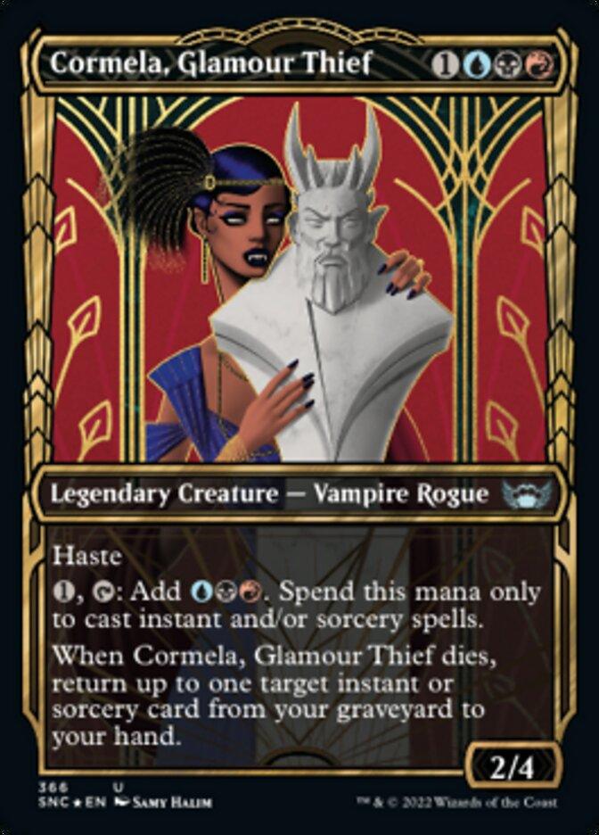Cormela, Glamour Thief (Showcase Golden Age Gilded Foil) [Streets of New Capenna] - La Boîte Mystère ( The Mystery Box)