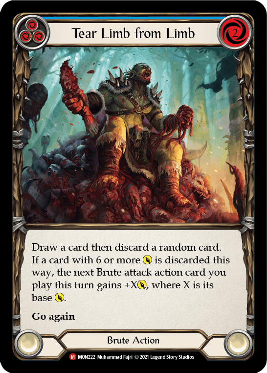 Tear Limb from Limb [MON222-RF] 1st Edition Rainbow Foil - La Boîte Mystère ( The Mystery Box)