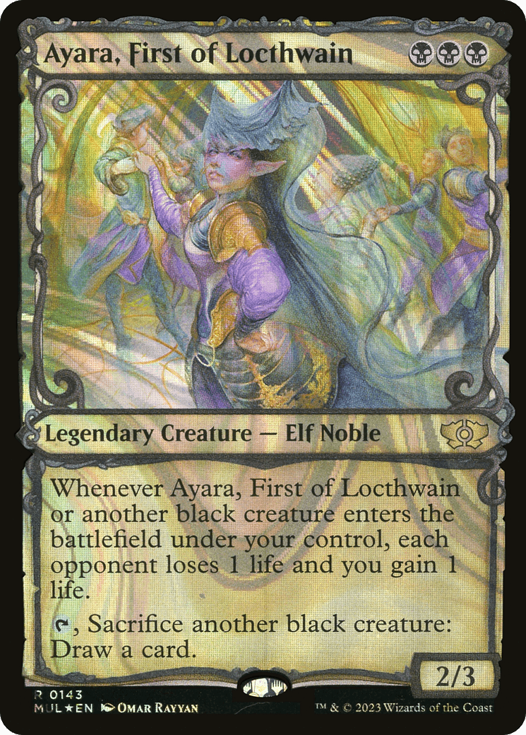 Ayara, First of Locthwain (Halo Foil) [Multiverse Legends] - La Boîte Mystère ( The Mystery Box)