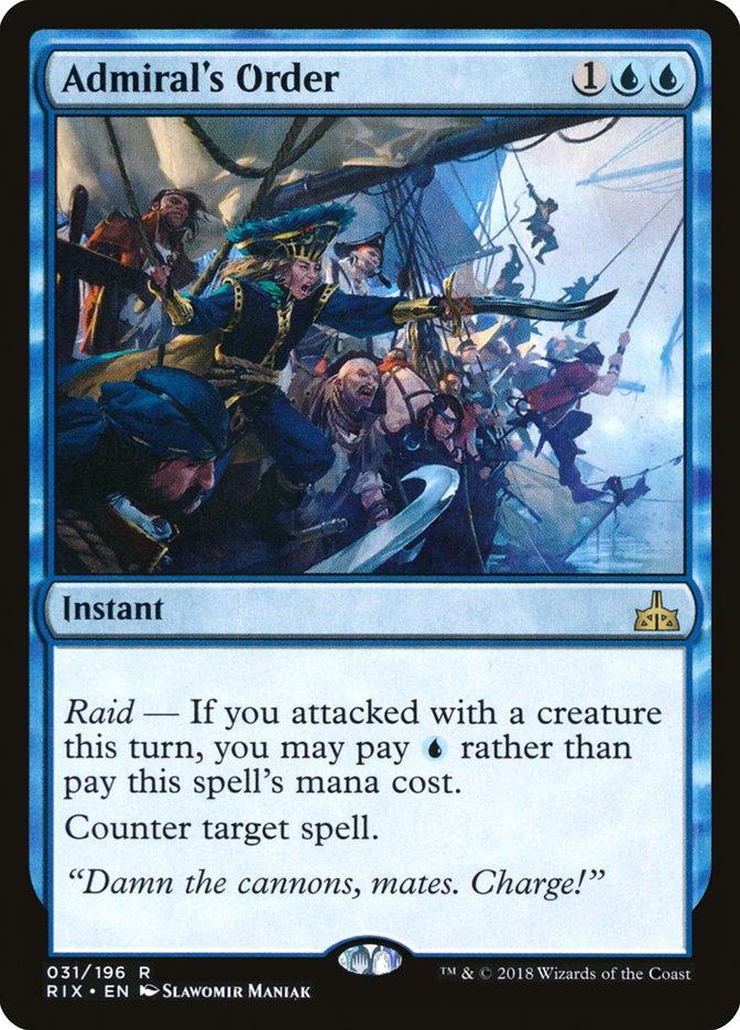 Admiral's Order [Rivals of Ixalan] - La Boîte Mystère ( The Mystery Box)