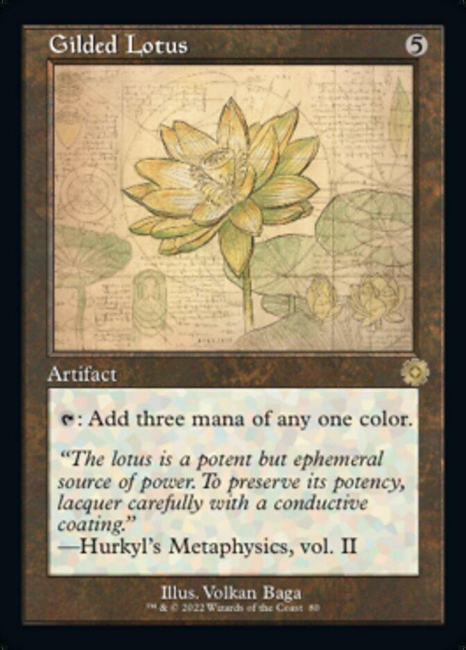 Gilded Lotus (Retro Schematic) [The Brothers' War Retro Artifacts] - La Boîte Mystère ( The Mystery Box)
