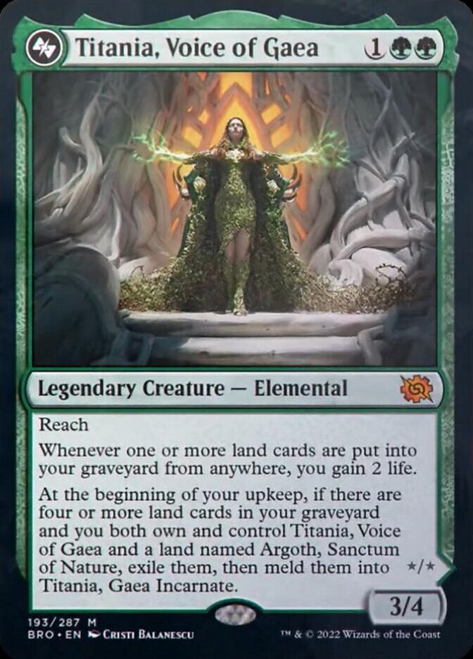 Titania, Voice of Gaea [The Brothers' War] - La Boîte Mystère ( The Mystery Box)