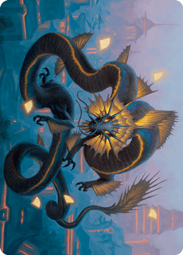 Ao, the Dawn Sky 1 Art Card [Kamigawa: Neon Dynasty Art Series] - La Boîte Mystère ( The Mystery Box)