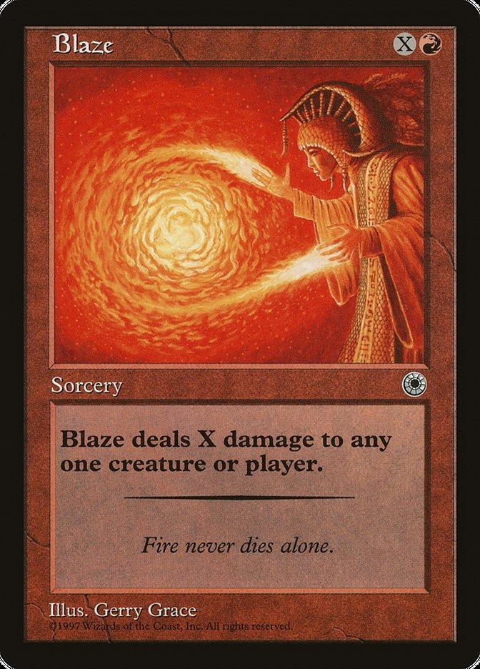 Blaze (With Flavor Text) [Portal] - La Boîte Mystère ( The Mystery Box)