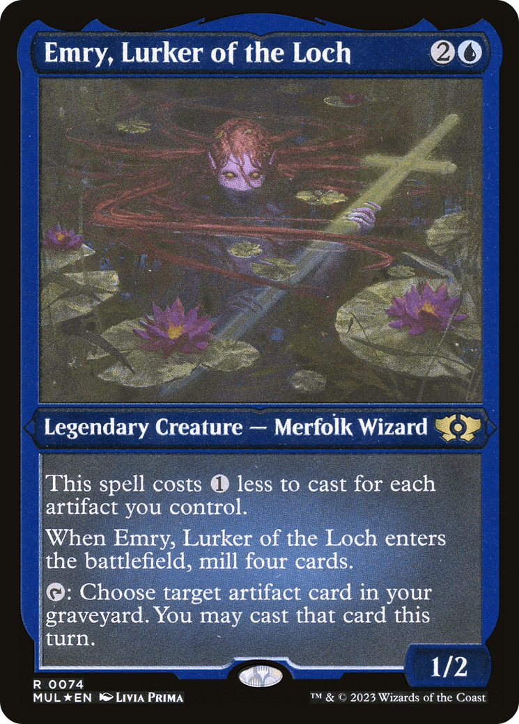 Emry, Lurker of the Loch (Foil Etched) [Multiverse Legends] - La Boîte Mystère ( The Mystery Box)