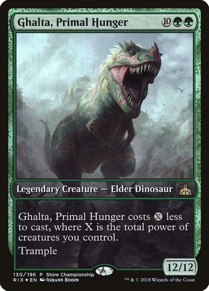 Ghalta, Primal Hunger (Store Championship) (Extended) [Rivals of Ixalan Promos] - La Boîte Mystère ( The Mystery Box)