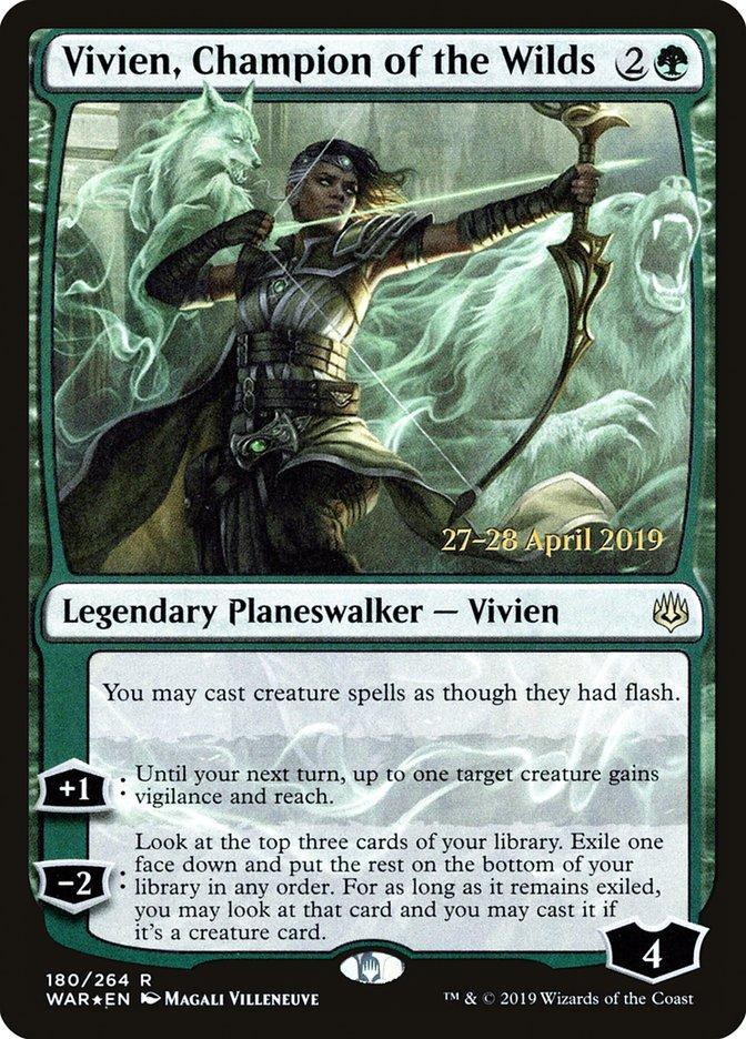Vivien, Champion of the Wilds [War of the Spark Prerelease Promos] - La Boîte Mystère ( The Mystery Box)