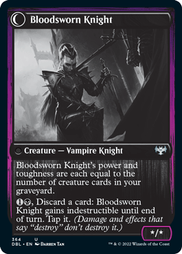 Bloodsworn Squire // Bloodsworn Knight [Innistrad: Double Feature] - La Boîte Mystère ( The Mystery Box)