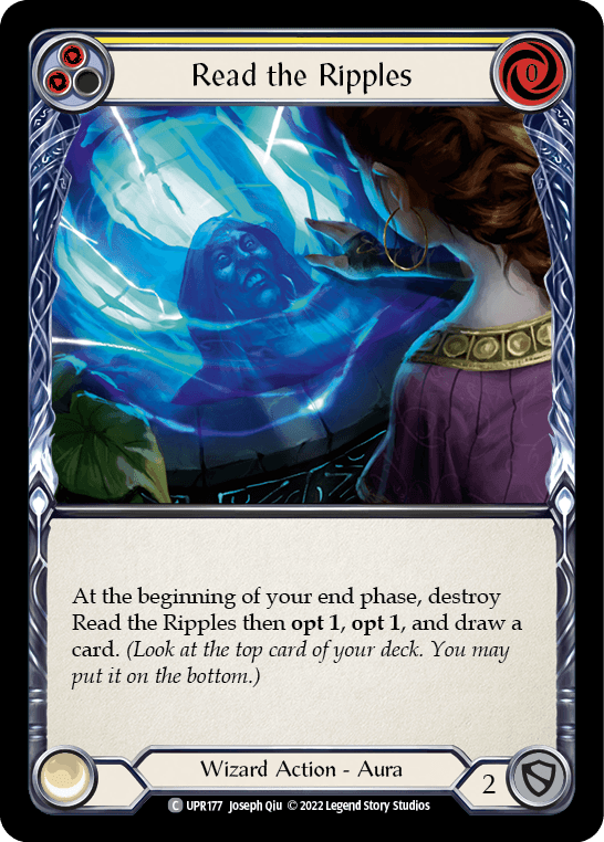 Read the Ripples (Yellow) [UPR177] (Uprising) Rainbow Foil - La Boîte Mystère ( The Mystery Box)