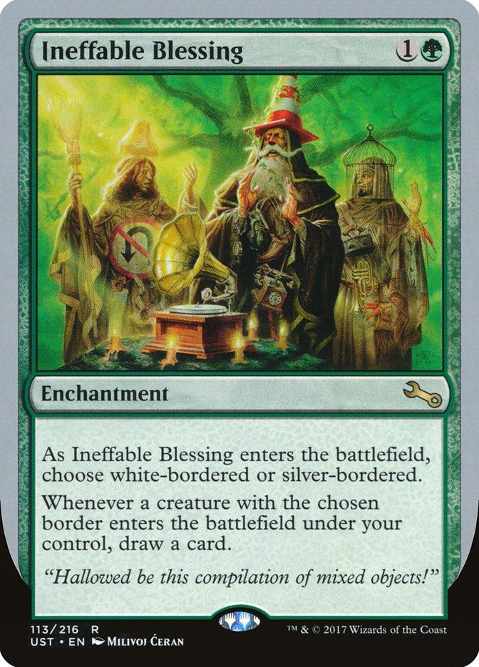 Ineffable Blessing ("choose white-bordered or silver-bordered") [Unstable] - La Boîte Mystère ( The Mystery Box)
