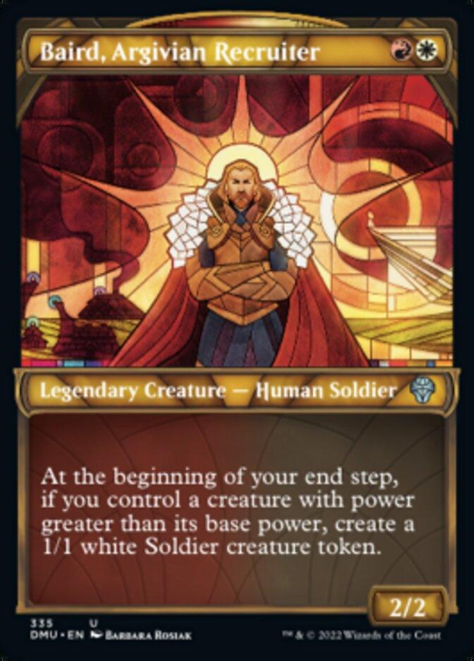 Baird, Argivian Recruiter (Showcase Textured) [Dominaria United] - La Boîte Mystère ( The Mystery Box)