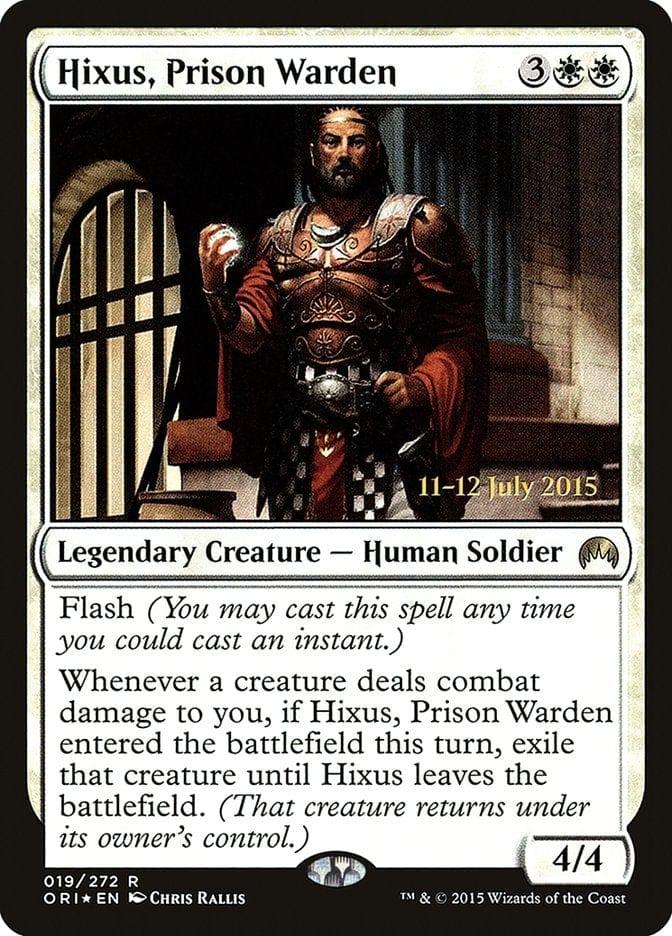 Hixus, Prison Warden [Magic Origins Prerelease Promos] - La Boîte Mystère ( The Mystery Box)