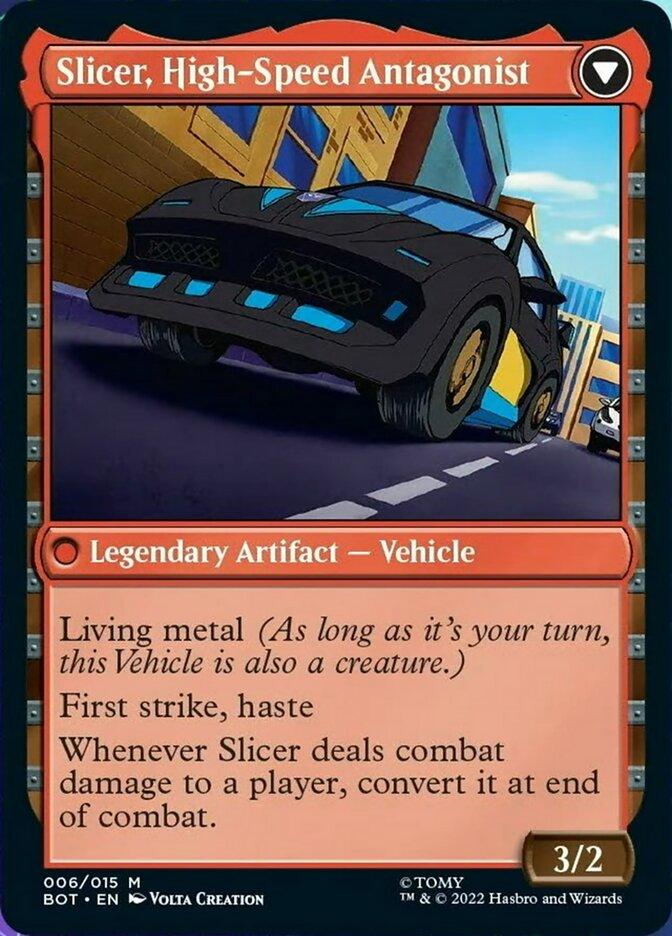 Slicer, Hired Muscle // Slicer, High-Speed Antagonist [Universes Beyond: Transformers] - La Boîte Mystère ( The Mystery Box)