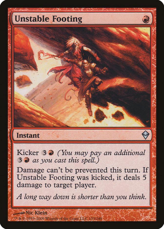 Unstable Footing [Zendikar] - La Boîte Mystère ( The Mystery Box)