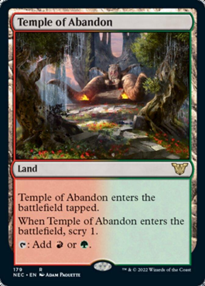 Temple of Abandon [Kamigawa: Neon Dynasty Commander] - La Boîte Mystère ( The Mystery Box)