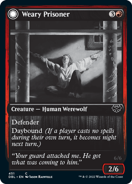 Weary Prisoner // Wrathful Jailbreaker [Innistrad: Double Feature] - La Boîte Mystère ( The Mystery Box)