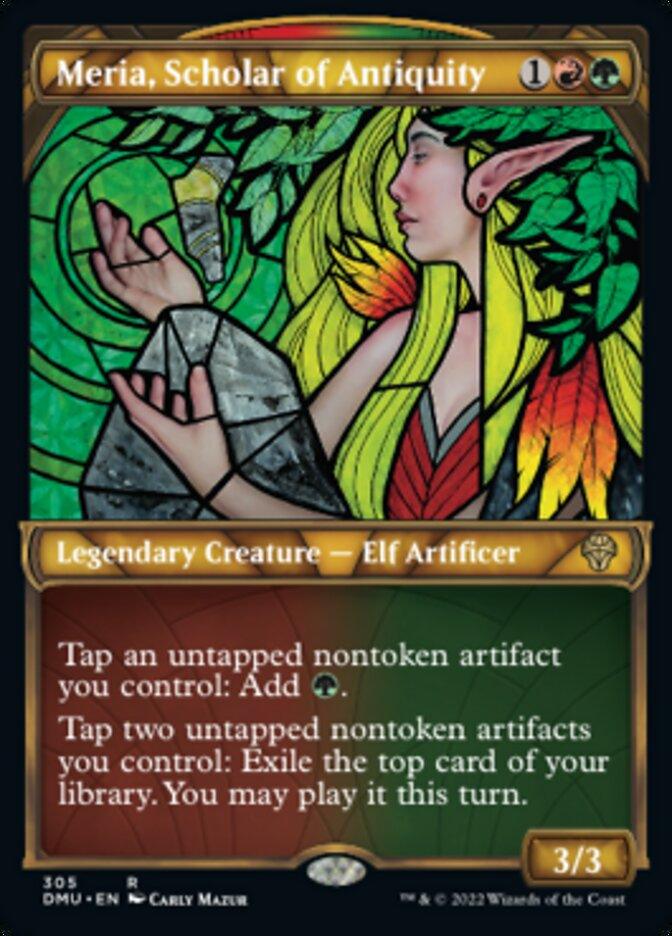 Meria, Scholar of Antiquity (Showcase) [Dominaria United] - La Boîte Mystère ( The Mystery Box)