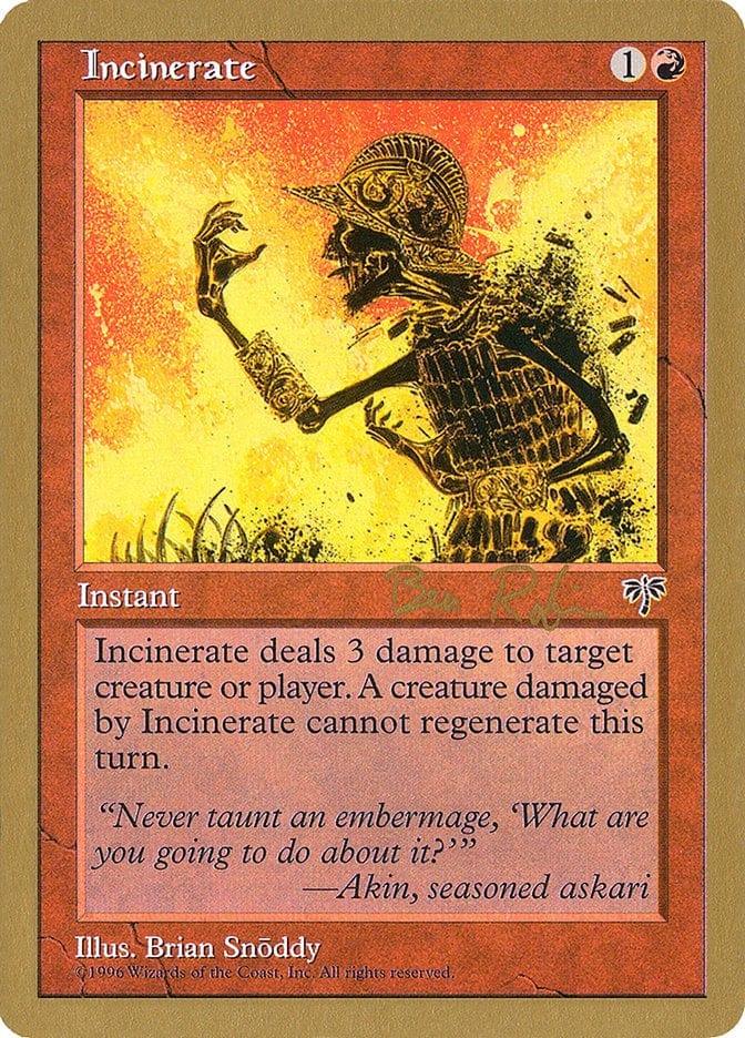 Incinerate [World Championship Decks 1998] - La Boîte Mystère ( The Mystery Box)