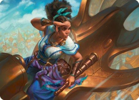 Talas Lookout Art Card [Dominaria United Art Series] - La Boîte Mystère ( The Mystery Box)