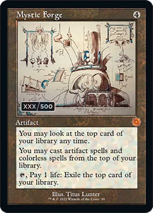 Mystic Forge (Retro Schematic) (Serial Numbered) [The Brothers' War Retro Artifacts] - La Boîte Mystère ( The Mystery Box)