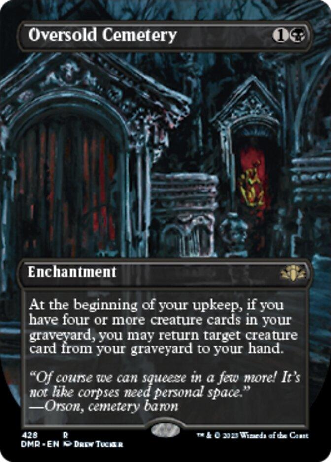 Oversold Cemetery (Borderless Alternate Art) [Dominaria Remastered] - La Boîte Mystère ( The Mystery Box)