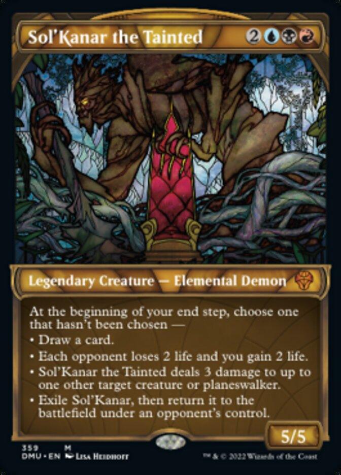 Sol'Kanar the Tainted (Showcase Textured) [Dominaria United] - La Boîte Mystère ( The Mystery Box)