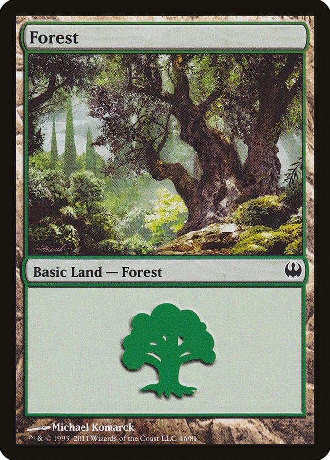 Forest (46) [Duel Decks: Knights vs. Dragons] - La Boîte Mystère ( The Mystery Box)