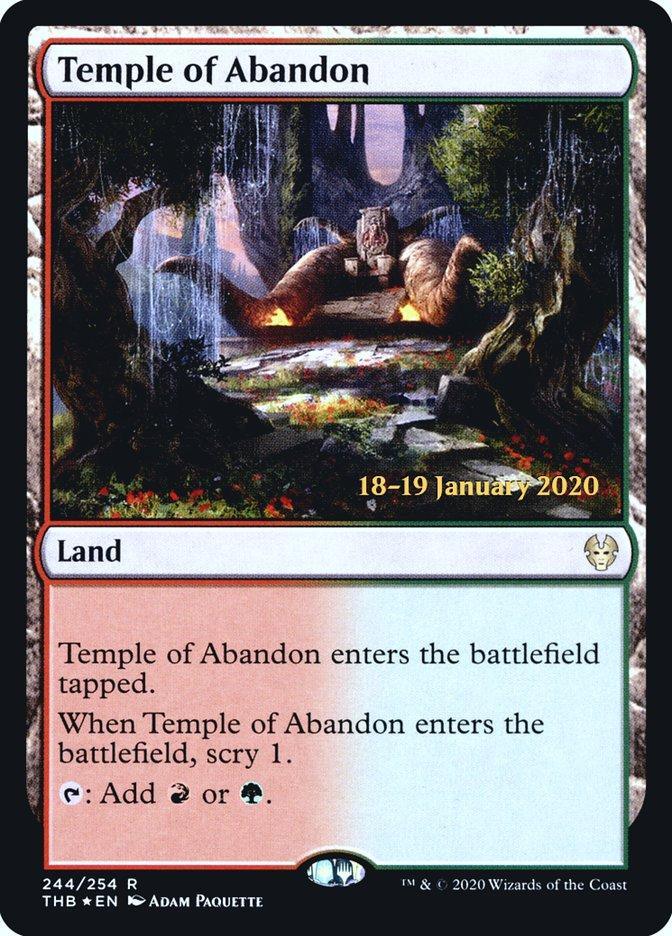 Temple of Abandon [Theros Beyond Death Prerelease Promos] - La Boîte Mystère ( The Mystery Box)