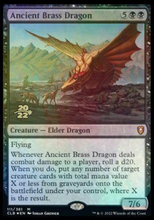 Ancient Brass Dragon [Commander Legends: Battle for Baldur's Gate Prerelease Promos] - La Boîte Mystère ( The Mystery Box)