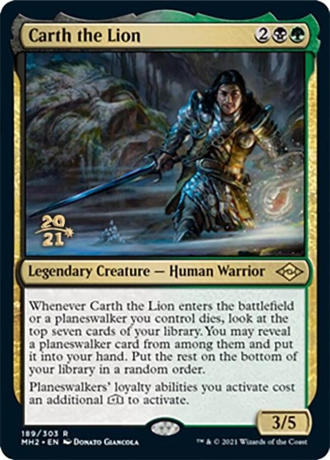 Carth the Lion [Modern Horizons 2 Prerelease Promos] - La Boîte Mystère ( The Mystery Box)
